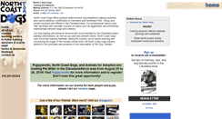 Desktop Screenshot of northcoastdogs.com